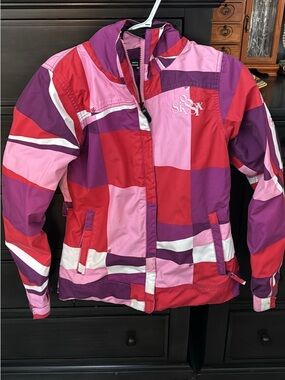 686 Women’s Pink, Purple & Red Colorblock Ski Jacket
